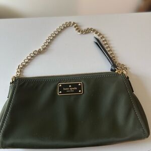 Kate Spade Green Chain Shoulder Bag